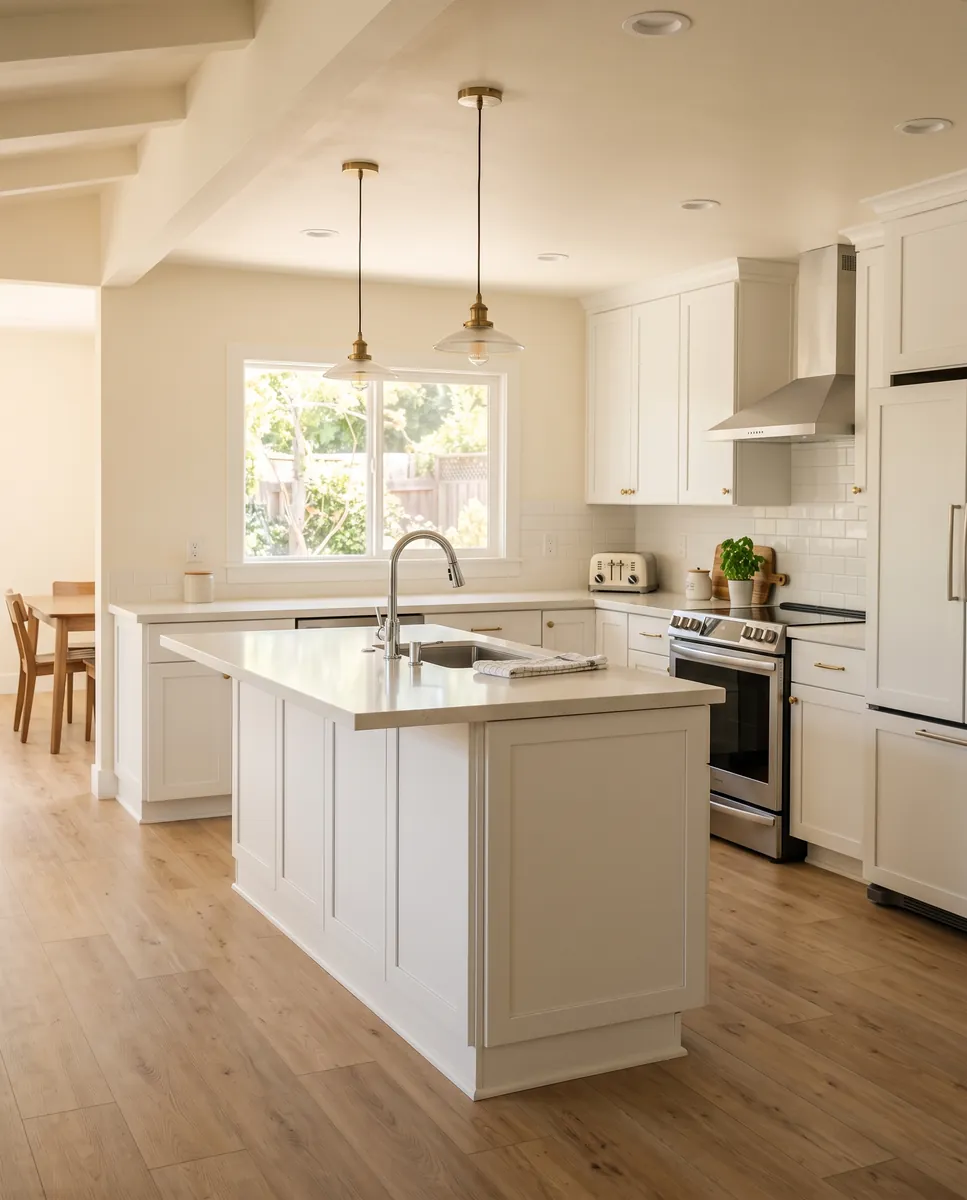 Kitchen after the repair